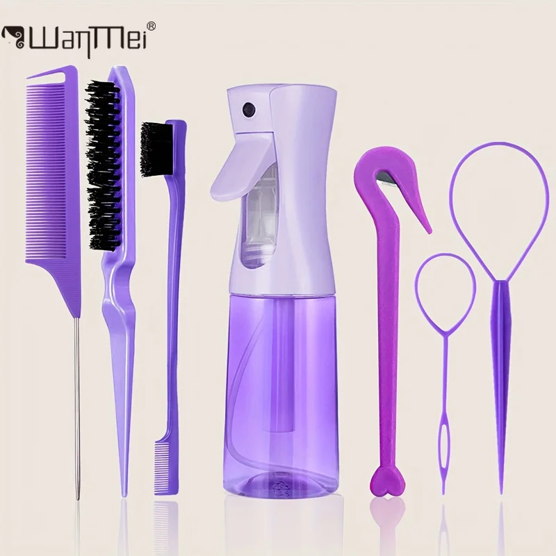 Hair Care Set - 7-częściowy zestaw profesjonalnych narzędzi fryzjerskich zawiera