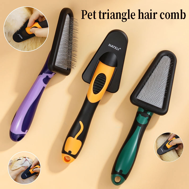Bamboo Hair Brush - Szczotka dla kota, usuwacz sierści zwierząt,
