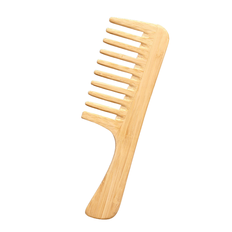 Bamboo Hair Brush - 1-częściowy grzebień do włosów z naturalnego