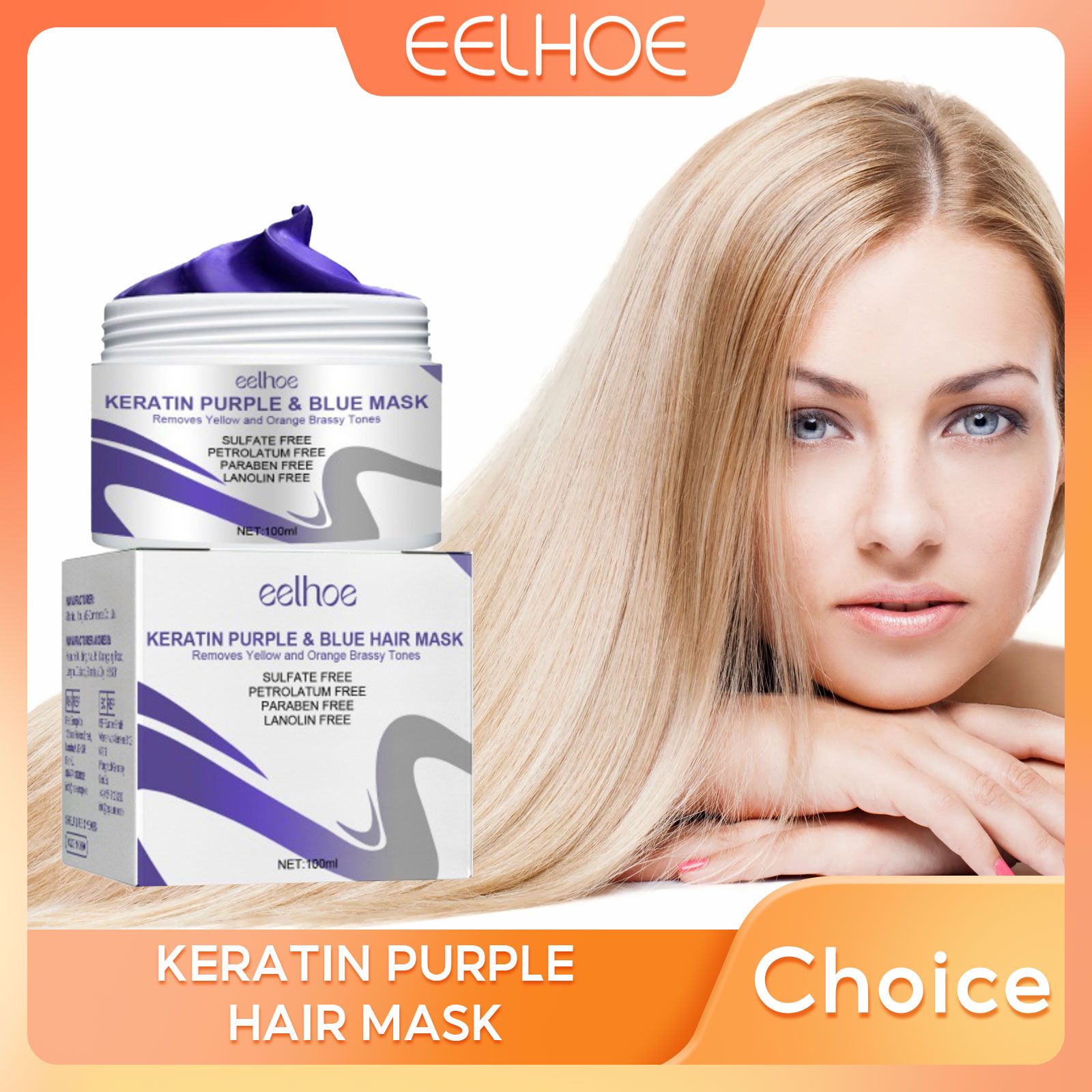 Hair Care Normal - Prostowająca maska do włosów Keratynowa pielęgnacja