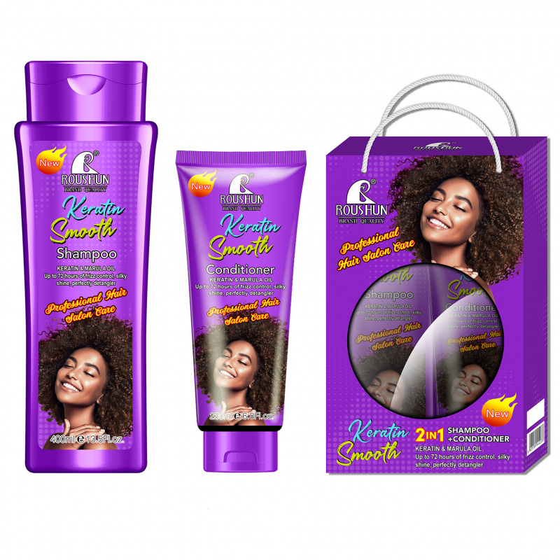 Hair Care Normal - Zestaw szamponu i odżywki z keratyną: