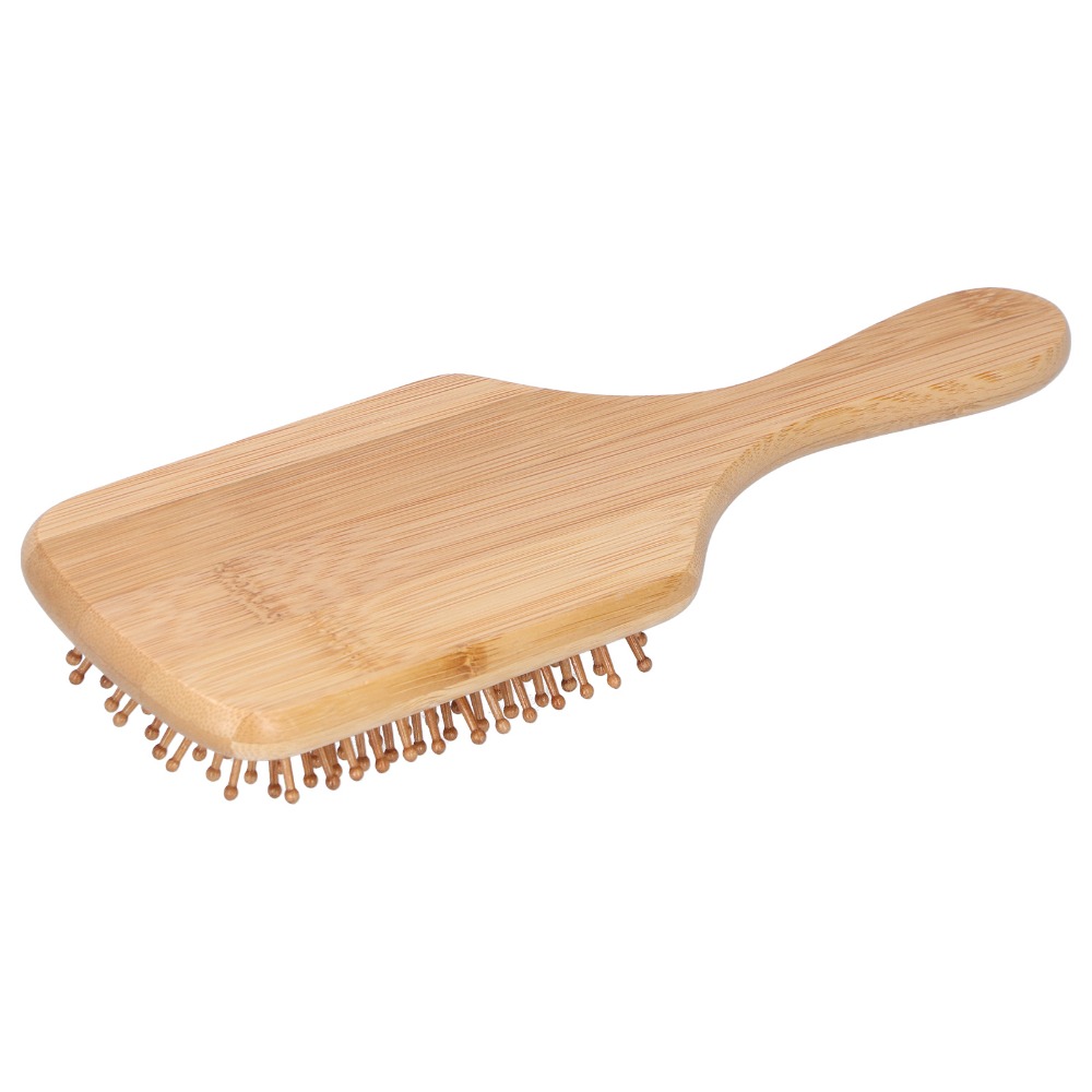 Bamboo Hair Brush - Delikatna bambusowa szczotka do włosów, antystatyczna