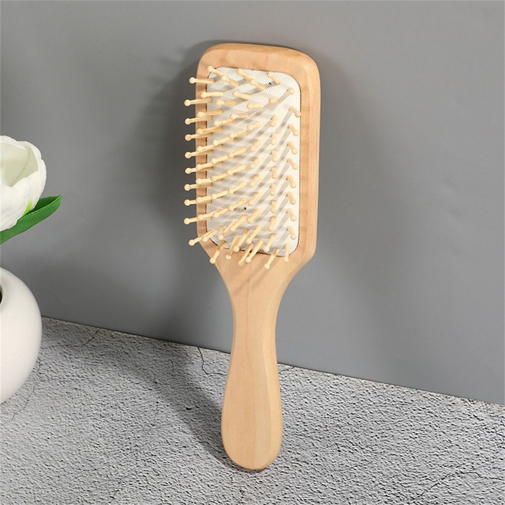 Bamboo Hair Brush - Profesjonalna szczotka do włosów z drewna