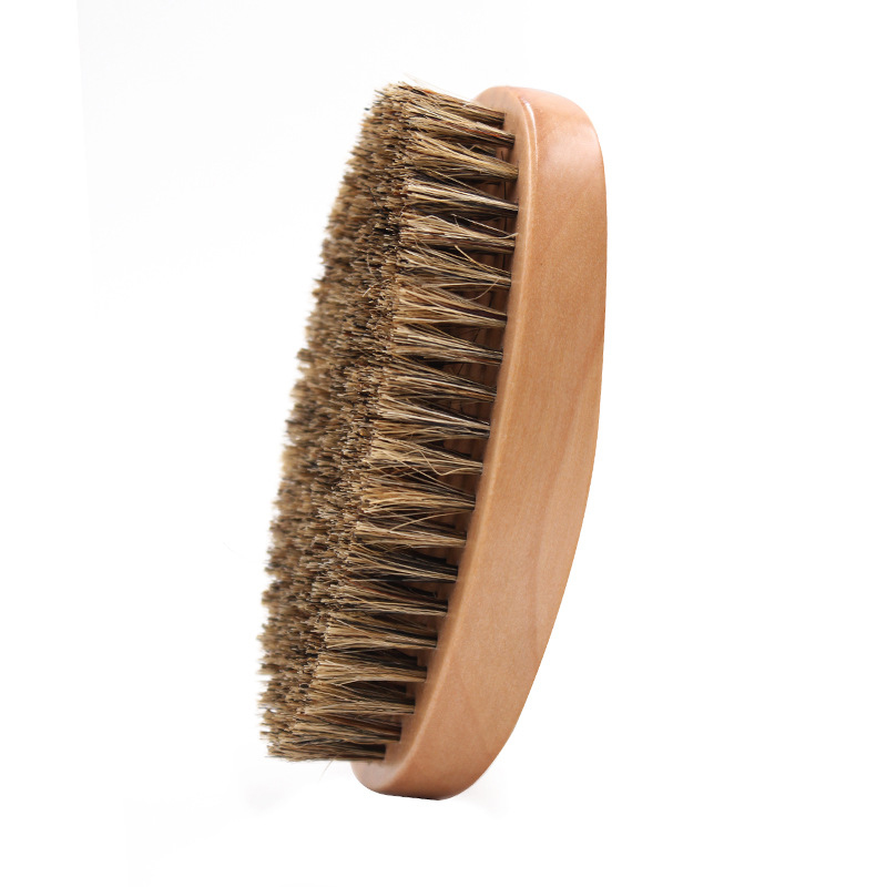 Bamboo Hair Brush - Naturalna szczotka do brody z włosia