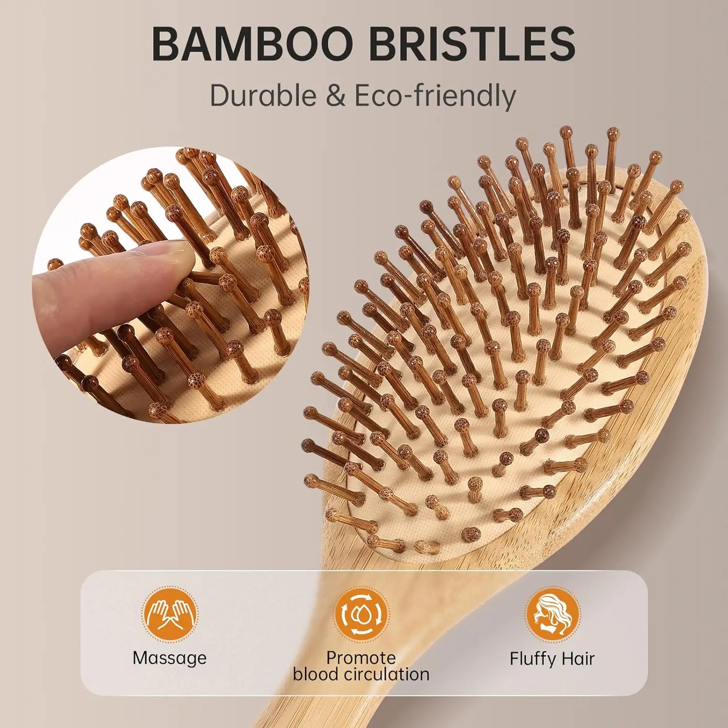 Naturalna bambusowa szczotka d – Bamboo Hair Brush recenzja i cena