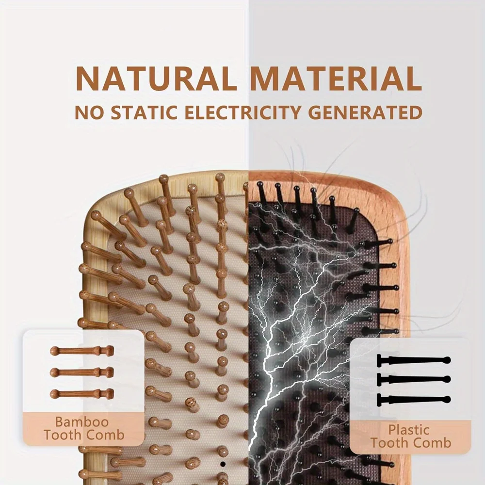 Naturalna bambusowa szczotka d – Bamboo Hair Brush recenzja i cena
