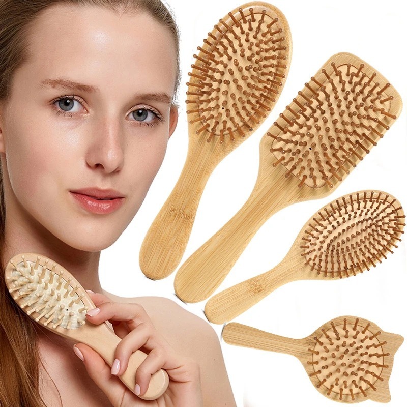 1 szt. Nowa drewniana szczotka – Bamboo Hair Brush recenzja i cena
