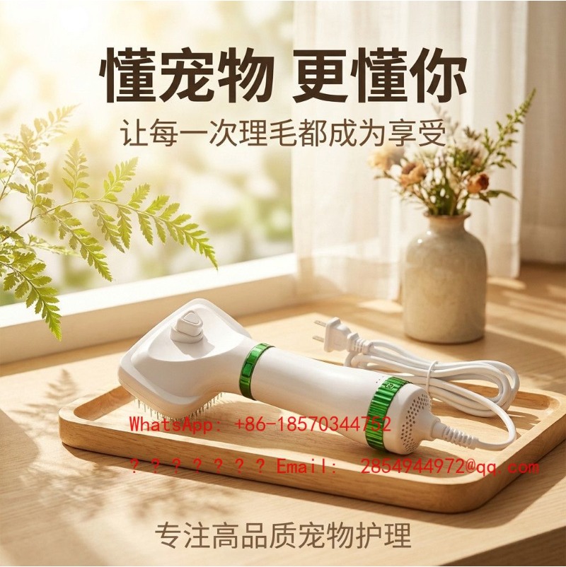 Suszarka do sierści zwierząt 2 – Bamboo Hair Brush recenzja i cena