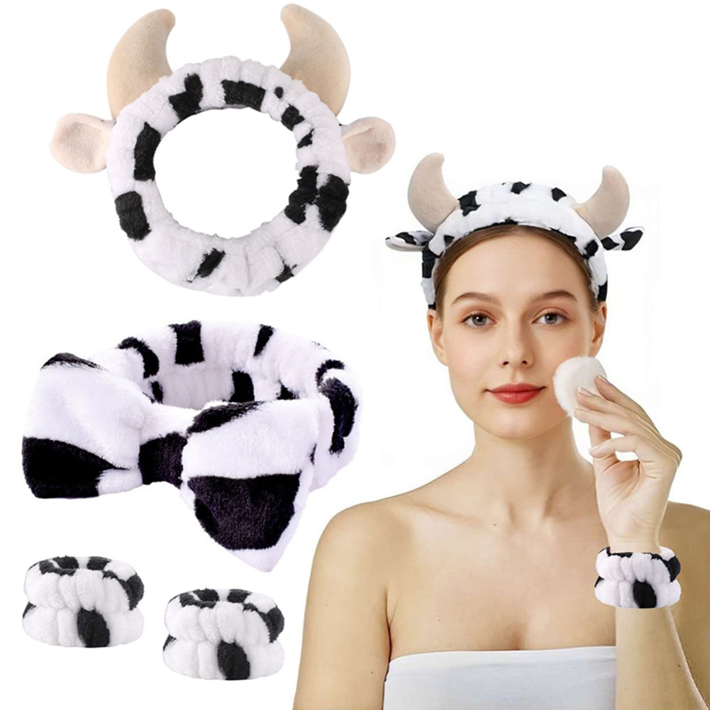 4 szt. 3D krowa opaska na głow – Hair Care Set recenzja i cena