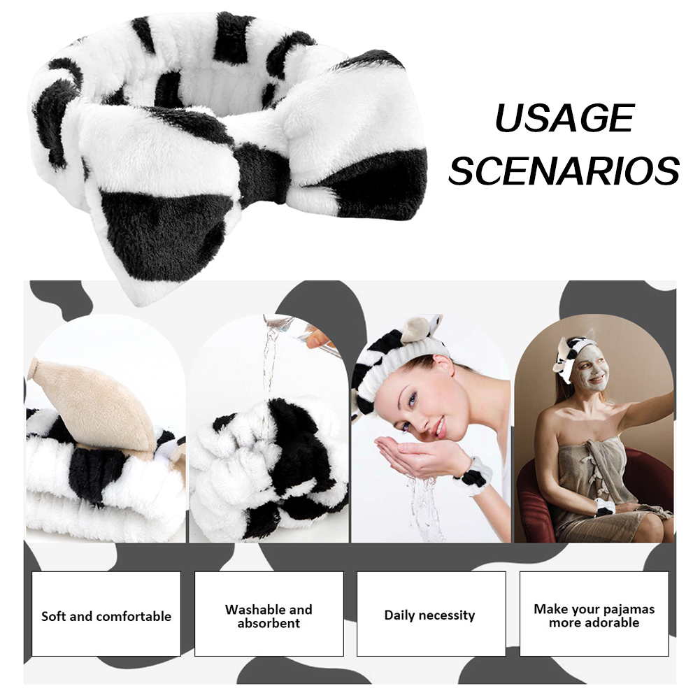 4 szt. 3D krowa opaska na głow – Hair Care Set recenzja i cena